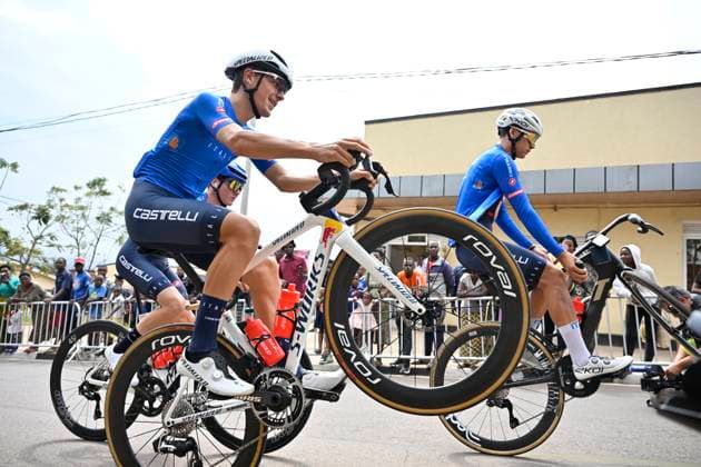 Cycling, World Championships in Kigali, Rwanda, Men, Training