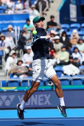 Yosuke Watanuki (JPN), SEPTEMBER 24, 2025 - Tennis : Kinoshita Group Japan Open Tennis Championships 2025 Men s Singles round of 32 at Ariake Coliseum, Tokyo, Japan. Noxthirdxpartyxsales  aflo_304587609