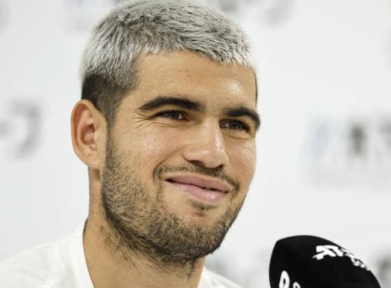 Tennis, ATP Tournament in Tokyo, Carlos Alcaraz press conference