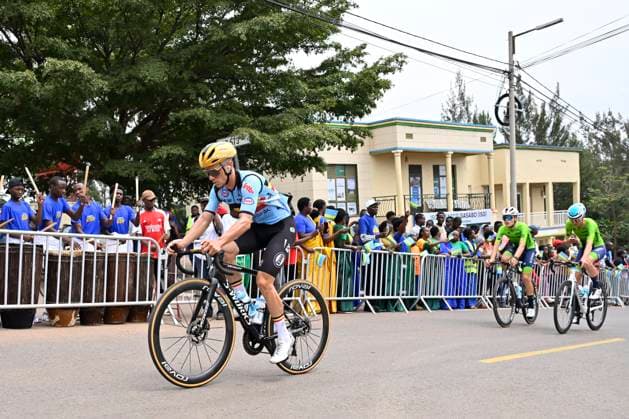 UCI 2025 Road World Championship, WM, Weltmeisterschaft Kigali 28 09 2025 KIGALI, RWANDA - SEPTEMBER 28 : Evenepoel Remco (BEL) pictured during a training ride prior to the Men Elite cycling road race of the UCI Road World Championships 2025 92nd edition an UCI World Championships cycling race of 267.5 km with start in Kigali and finish in Kigali on September 28, 2025 in Kigali, Rwanda, 28 09 2025 Kigali Rwanda  Copyright: xJanxDexMeuleneirx