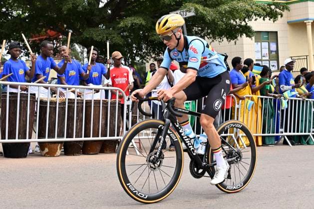 UCI 2025 Road World Championship, WM, Weltmeisterschaft Kigali 28 09 2025 KIGALI, RWANDA - SEPTEMBER 28 : Evenepoel Remco (BEL) pictured during a training ride prior to the Men Elite cycling road race of the UCI Road World Championships 2025 92nd edition an UCI World Championships cycling race of 267.5 km with start in Kigali and finish in Kigali on September 28, 2025 in Kigali, Rwanda, 28 09 2025 Kigali Rwanda  Copyright: xJanxDexMeuleneirx