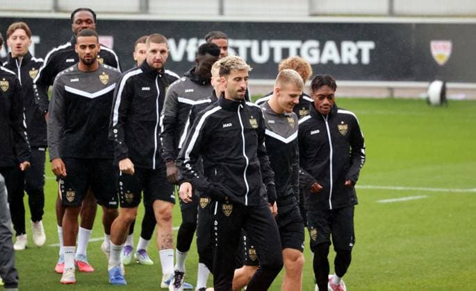20 09 25 VfB Stuttgart Training Germany, Stuttgart, 24 09 2025, Football, Bundesliga, VfB Stuttgart Training Atakan Karazor