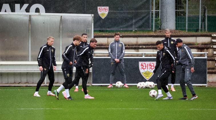 20 09 25 VfB Stuttgart Training Germany, Stuttgart, 24 09 2025, Football, Bundesliga, VfB Stuttgart Training Badredine Bouanani