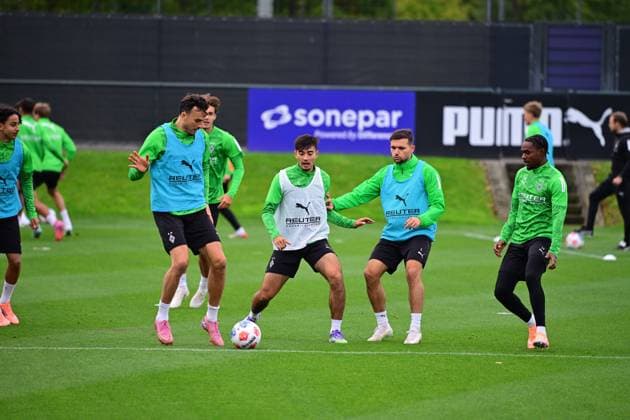 Football, Borussia Mönchengladbach Training