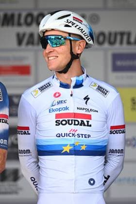 Omloop van Het Houtland 2025 Cycling Race LICHTERVELDE, BELGIUM - SEPTEMBER 24 : Merlier Tim (BEL) of Soudal - Quick Step during the 78th edition of Omloop van Het Houtland an UCI Class 1.1 one day cycling road race for Men Elite of 198,7 km with start in Eernegem and finish in Lichtervelde on September 24, 2025 in Lichtervelde, Belgium, 24 09 2025 Lichtervelde Belgium  Copyright: xGvgx
