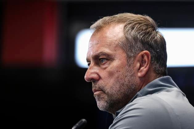 September 24, 2025, Sant Joan Despi, Barcelona, SPAIN: Hansi Flick, head coach of FC Barcelona, Barca attends his press conference, PK, Pressekonferenz during the training day of FC Barcelona ahead the Spanish League, La Liga EA Sports, football match against Real Oviedo at Ciudad Esportiva Joan Gamper on September 24, 2025 in Sant Joan Despi, Barcelona, Spain. Sant Joan Despi SPAIN - ZUMAa181 20250924_zaa_a181_034 Copyright: xJavierxBorregox