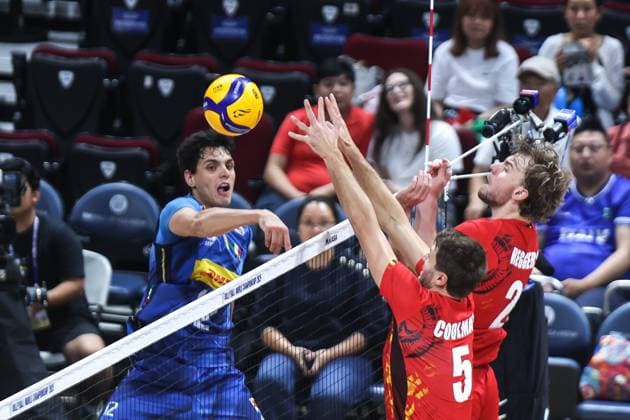 2025.09.24 Pasay City Manila siatkowka mezczyn Mistrzostwa Swiata FIVB 2025 Wlochy - Belgia N z FIVB Men s World Championship, WM, Weltmeisterschaft 2025 Italy - Belgium quarter finals cwiercfinal Foto Szymon Gorski PressFocus 2025.09.24 Pasay City Manila volleyball men FIVB Men s World Championship 2025 ITALY v BELGIUM FIVB Men s World Championship 2025 Italy - Belgium quarter finals Credit: Szymon Gorski PressFocus NEWSPIX.PL --- newspix.pl 
