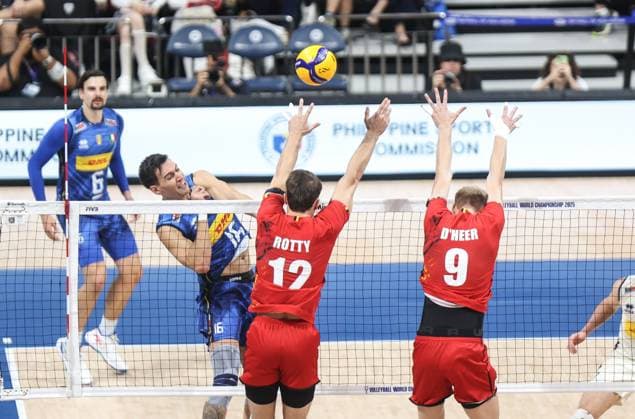 2025.09.24 Pasay City Manila siatkowka mezczyn Mistrzostwa Swiata FIVB 2025 Wlochy - Belgia N z FIVB Men s World Championship, WM, Weltmeisterschaft 2025 Italy - Belgium quarter finals cwiercfinal Foto Szymon Gorski PressFocus 2025.09.24 Pasay City Manila volleyball men FIVB Men s World Championship 2025 ITALY v BELGIUM FIVB Men s World Championship 2025 Italy - Belgium quarter finals Credit: Szymon Gorski PressFocus NEWSPIX.PL --- newspix.pl 