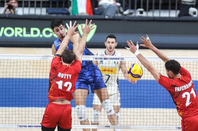 2025.09.24 Pasay City Manila siatkowka mezczyn Mistrzostwa Swiata FIVB 2025 Wlochy - Belgia N z FIVB Men s World Championship, WM, Weltmeisterschaft 2025 Italy - Belgium quarter finals cwiercfinal Foto Szymon Gorski PressFocus 2025.09.24 Pasay City Manila volleyball men FIVB Men s World Championship 2025 ITALY v BELGIUM FIVB Men s World Championship 2025 Italy - Belgium quarter finals Credit: Szymon Gorski PressFocus NEWSPIX.PL --- newspix.pl 