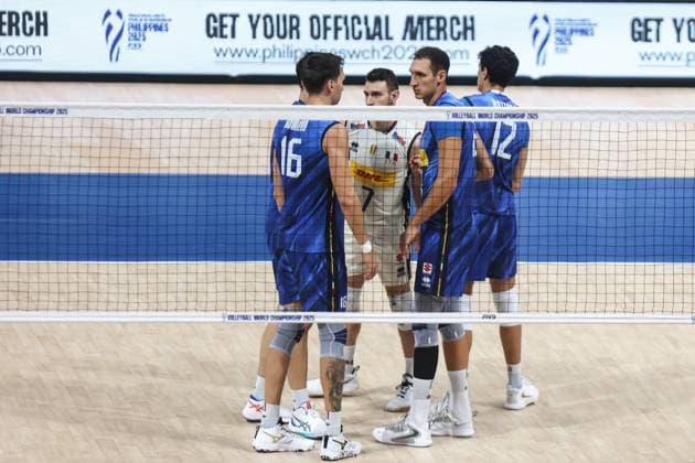 2025.09.24 Pasay City Manila siatkowka mezczyn Mistrzostwa Swiata FIVB 2025 Wlochy - Belgia N z FIVB Men s World Championship, WM, Weltmeisterschaft 2025 Italy - Belgium quarter finals cwiercfinal Foto Szymon Gorski PressFocus 2025.09.24 Pasay City Manila volleyball men FIVB Men s World Championship 2025 ITALY v BELGIUM FIVB Men s World Championship 2025 Italy - Belgium quarter finals Credit: Szymon Gorski PressFocus NEWSPIX.PL --- newspix.pl 
