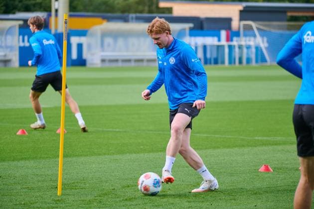 24 09 2025, Football, Men, 2 BL, Season 2025 2026, Training Holstein Kiel Robert Wagner Kiel, Projensdorf Projensdorf, Training ground, Kuns Schleswig Holstein Germany