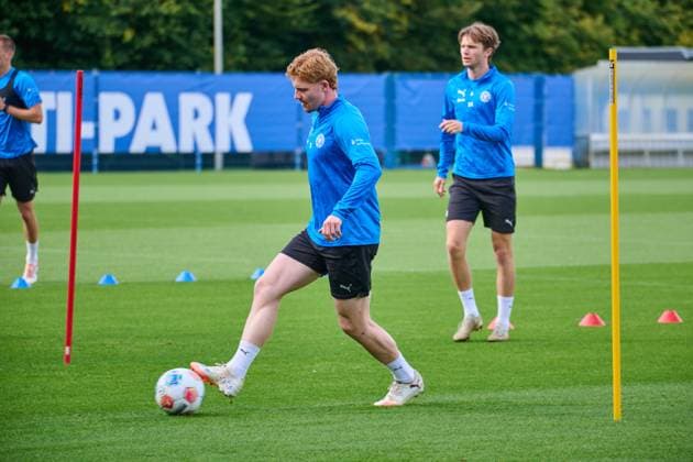 24 09 2025, Football, Men, 2 BL, Season 2025 2026, Training Holstein Kiel Robert Wagner Kiel, Projensdorf Projensdorf, Training ground, Kuns Schleswig Holstein Germany