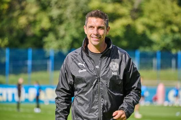 24 09 2025, Football, Men, 2 BL, Season 2025 2026, Training Holstein Kiel Coach Marcel Rapp Kiel, Projensdorf Projensdorf, Training ground, Kuns Schleswig Holstein Germany