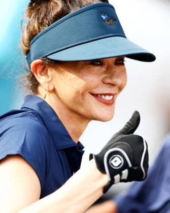 Catherine Zeta-Jones of Team Europe during the Celebrity All-Star match. 2025 Ryder Cup, Celebrity Match, Golf, Bethpage Black Golf Course, New York, USA - 24 Sep 2025New York Bethpage Black Golf Course New York (NY) United States of America EDITORIAL USE ONLY No use with unauthorised audio, video, data, fixture lists, club league logos or live services. Online in-match use limited to 120 images, no video emulation. No use in betting, games or single club league player publications. Copyright: xJamesxMarsh Shutterstockx 15500192s