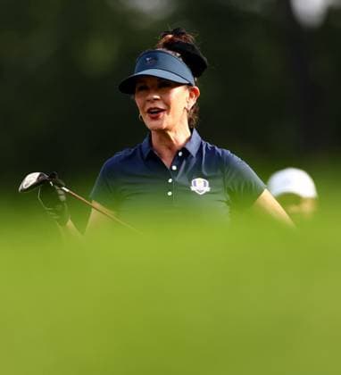 Catherine Zeta-Jones of Team Europe during the Celebrity All-Star match. 2025 Ryder Cup, Celebrity Match, Golf, Bethpage Black Golf Course, New York, USA - 24 Sep 2025New York Bethpage Black Golf Course New York (NY) United States of America EDITORIAL USE ONLY No use with unauthorised audio, video, data, fixture lists, club league logos or live services. Online in-match use limited to 120 images, no video emulation. No use in betting, games or single club league player publications. Copyright: xJamesxMarsh Shutterstockx 15500192d