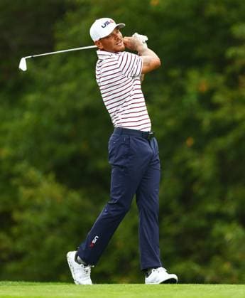 Kane Brown of Team USA during the Celebrity All-Star match. 2025 Ryder Cup, Celebrity Match, Golf, Bethpage Black Golf Course, New York, USA - 24 Sep 2025New York Bethpage Black Golf Course New York (NY) United States of America EDITORIAL USE ONLY No use with unauthorised audio, video, data, fixture lists, club league logos or live services. Online in-match use limited to 120 images, no video emulation. No use in betting, games or single club league player publications.  Copyright: xJamesxMarsh Shutterstockx 15500192bh