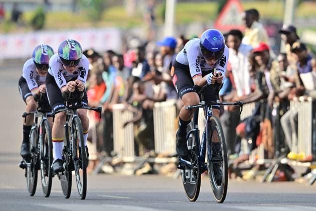 KOCH Franziska, CZAPLA Justyna, NIEDERMAIER Antonia, Germany, Germany Mixed Team Relay Road World Championships 2025 Rwanda KOCH Franziska, CZAPLA Justyna, NIEDERMAIER Antonia, Germany, Germany Mixed Team Relay Mixed Relay TTT Road World Cycling Championships 2025 Road World Championships 2025 UCI Cycling World Championships 41.8 km Kigali, Rwanda, World Championships WE ITT WC 24 09 2025