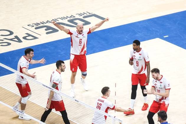 2025.09.24 Pasay City Manila siatkowka mezczyn Mistrzostwa Swiata FIVB 2025 Polska - Turcja N z MARCIN KOMENDA BARTOSZ KUREK WILFREDO LEON JAKUB KOCHANOWSKI KAMIL SEMENIUK radosc zwyciestwo winner win Foto Szymon Gorski PressFocus 2025.09.24 Pasay City Manila Volleyball men FIVB Men s World Championship, WM, Weltmeisterschaft 2025 quarterfinal match Poland v Turkiye Polska - Turcja FIVB Men s World Championship 2025 Poland - Turkey quarter finals cwiercfinal Wilredo Leon Bartosz Kurek radosc zwyciestwo winner win Credit: Szymon Gorski PressFocus NEWSPIX.PL --- newspix.pl 