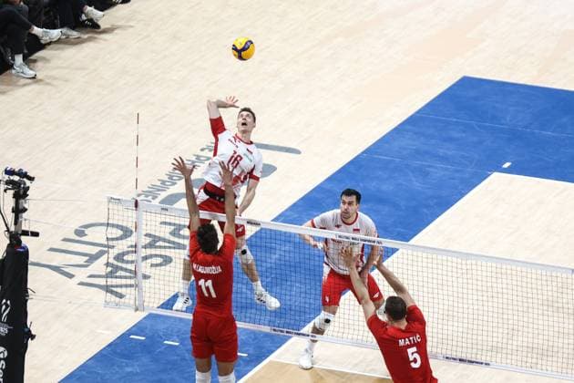 2025.09.24 Pasay City Manila siatkowka mezczyn Mistrzostwa Swiata FIVB 2025 Polska - Turcja N z KAMIL SEMENIUK MARCIN KOMENDA Foto Szymon Gorski PressFocus 2025.09.24 Pasay City Manila Volleyball men FIVB Men s World Championship, WM, Weltmeisterschaft 2025 quarterfinal match Poland v Turkiye Polska - Turcja FIVB Men s World Championship 2025 Poland - Turkey quarter finals cwiercfinal Wilredo Leon Bartosz Kurek radosc zwyciestwo winner win Credit: Szymon Gorski PressFocus NEWSPIX.PL --- newspix.pl 