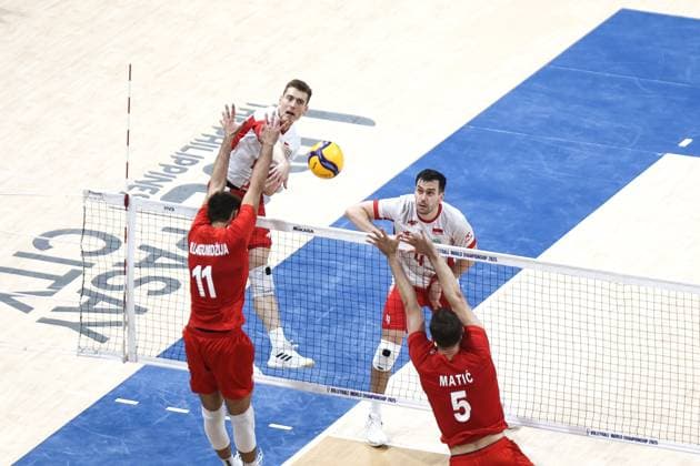 2025.09.24 Pasay City Manila siatkowka mezczyn Mistrzostwa Swiata FIVB 2025 Polska - Turcja N z KAMIL SEMENIUK MARCIN KOMENDA Foto Szymon Gorski PressFocus 2025.09.24 Pasay City Manila Volleyball men FIVB Men s World Championship, WM, Weltmeisterschaft 2025 quarterfinal match Poland v Turkiye Polska - Turcja FIVB Men s World Championship 2025 Poland - Turkey quarter finals cwiercfinal Wilredo Leon Bartosz Kurek radosc zwyciestwo winner win Credit: Szymon Gorski PressFocus NEWSPIX.PL --- newspix.pl 