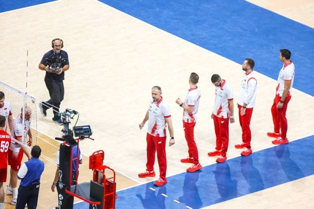 2025.09.24 Pasay City Manila siatkowka mezczyn Mistrzostwa Swiata FIVB 2025 Polska - Turcja N z NIKOLA GRBIC radosc zwyciestwo winner win Foto Szymon Gorski PressFocus 2025.09.24 Pasay City Manila Volleyball men FIVB Men s World Championship, WM, Weltmeisterschaft 2025 quarterfinal match Poland v Turkiye Polska - Turcja FIVB Men s World Championship 2025 Poland - Turkey quarter finals cwiercfinal Wilredo Leon Bartosz Kurek radosc zwyciestwo winner win Credit: Szymon Gorski PressFocus NEWSPIX.PL --- newspix.pl 