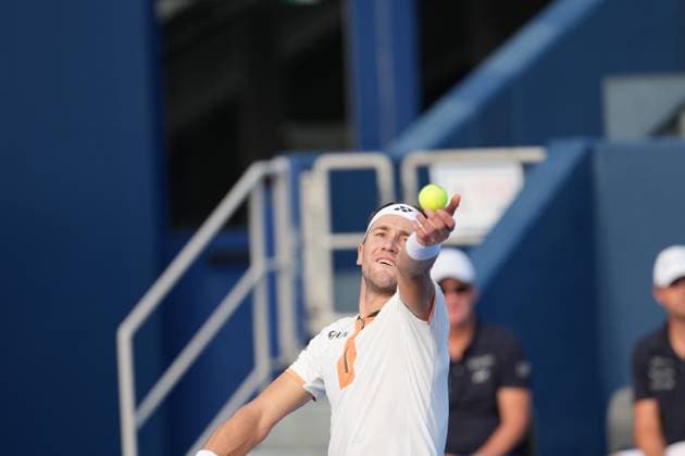 Casper Ruud and Jordan Thompson pair on action during the Men s doubles 1st round at Japan open tennis tournament ATP500 2025 at Ariake Tennis stadium in Tokyo, Japan on September 24, 2025  Copyright: xRanjithxKumar IPAxSportx xipa-agency.netx xx IPA_65687629 IPA_Agency_IPA65687629