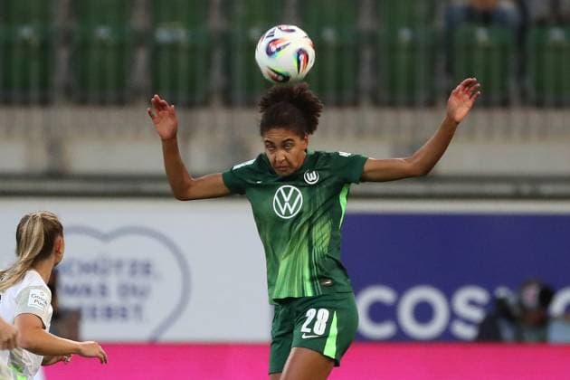 VfL Bremen, BL Frauen Wolfsburg, 24 09 2025, FUßBALL VfL Wolfsburg vs SV Werder Bremen, Google Pixel Frauen Bundesliga, Saison 2025 26 Cora Zicai VfL Wolfsburg Wolfsburg