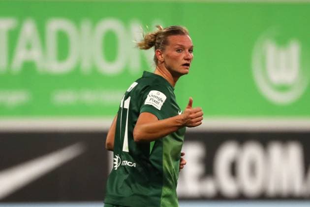 VfL Bremen, BL Frauen Wolfsburg, 24 09 2025, FUßBALL VfL Wolfsburg vs SV Werder Bremen, Google Pixel Frauen Bundesliga, Saison 2025 26 Alexandra Popp VfL Wolfsburg Wolfsburg