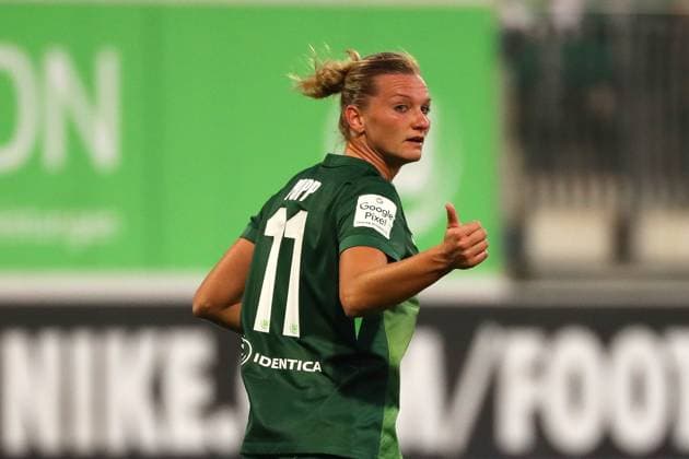 VfL Bremen, BL Frauen Wolfsburg, 24 09 2025, FUßBALL VfL Wolfsburg vs SV Werder Bremen, Google Pixel Frauen Bundesliga, Saison 2025 26 Alexandra Popp VfL Wolfsburg Wolfsburg