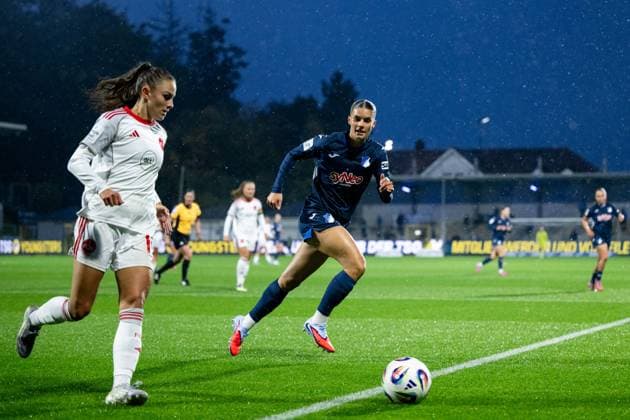 Selina Cerci TSG Hoffenheim, 29 , GER, TSG 1899 Hoffenheim vs 1 FC Nuernberg, Football Google Pixel Frauen Bundesliga, 4 Spieltag, Saison 2025 2026, 24 09 2025 DFB regulations prohibit any use of photographs as image sequences and or quasi video GER, TSG 1899 Hoffenheim vs 1 FC Nuernberg, Football Google Pixel Frauen Bundesliga, 4 Spieltag, Saison 2025 2026, 24 09 2025 Hoffenheim Copyright: xEibner-Pressefoto Memmlerx EP_MMR