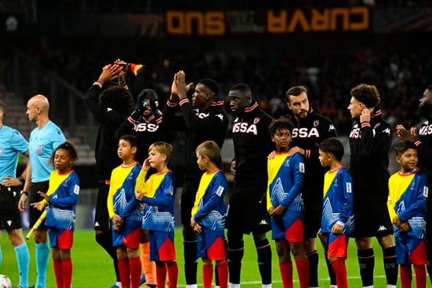 FOOTBALL : OGC Nice VS AS Roma - UEFA Europa League - 24 09 2025 UEFA Europa League match between OGC Nice and AS Roma on September 24, 2025 at the Allianz Riviera Stadium in Nice. NiceFrance  Copyright: xWilliamxCannarellax