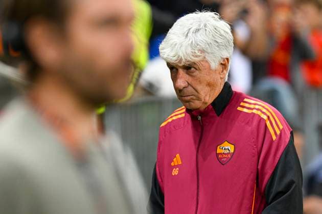 FOOTBALL : OGC Nice VS AS Roma - UEFA Europa League - 24 09 2025 Gian Piero Gasperini (Coach AS Roma) - UEFA Europa League match between OGC Nice and AS Roma on September 24, 2025 at the Allianz Riviera Stadium in Nice. NiceFrance  Copyright: xWilliamxCannarellax