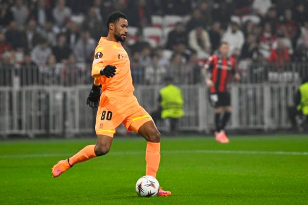 FOOTBALL : OGC Nice VS AS Roma - UEFA Europa League - 24 09 2025 Yehvann Diouf (OGC Nice) - UEFA Europa League match between OGC Nice and AS Roma on September 24, 2025 at the Allianz Riviera Stadium in Nice. NiceFrance  Copyright: xWilliamxCannarellax