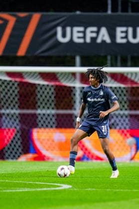 UEFA Europa League: S.C. Braga v Feyenoord Braga - Malcolm Jeng of Feyenoord during the first match of the UEFA Europa League 2025 2026. The match is set between S.C. Braga and Feyenoord at Estadio Municipal de Braga on 24 September 2025 in Braga, Portugal. Copyright: xYannickxVerhoevenx