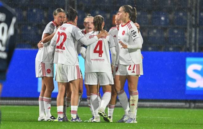 24 09 2025 Soccer season 2025 2026 1 Google Pixel Women Bundesliga 04 Matchday TSG Hoffenheim 1 FC Nuremberg FCN Club Clubfrauen Sportfoto Zink xwoxzix Goal celebration Joy after goal Goal shot to 0 1 by Sanja Homann 19, 1 FC Nuremberg FCN