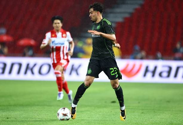 Sebastian Tounekti of Celtic Crvena zvezda v Celtic, UEFA Europa League, Football, Rajko Mitic Stadium, Belgrade, Serbia - 24 Sep 2025Belgrade Rajko Mitic Stadium Serbia EDITORIAL USE ONLY No use with unauthorised audio, video, data, fixture lists, club league logos or live services. Online in-match use limited to 120 images, no video emulation. No use in betting, games or single club league player publications. Copyright: xNikolaxKrstic Shutterstockx 15498417av