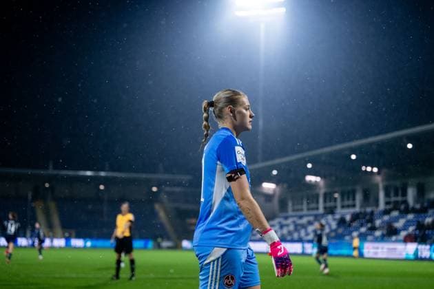 Larissa Rusek FC Nuernberg, 21 , GER, TSG 1899 Hoffenheim vs 1 FC Nuernberg, Football Google Pixel Frauen Bundesliga, 4 Spieltag, Saison 2025 2026, 24 09 2025 DFB regulations prohibit any use of photographs as image sequences and or quasi video GER, TSG 1899 Hoffenheim vs 1 FC Nuernberg, Football Google Pixel Frauen Bundesliga, 4 Spieltag, Saison 2025 2026, 24 09 2025 Hoffenheim Copyright: xEibner-Pressefoto Memmlerx EP_MMR