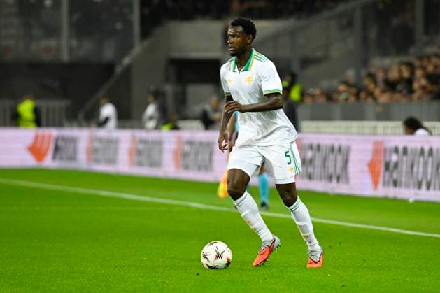 FOOTBALL : OGC Nice VS AS Roma - UEFA Europa League - 24 09 2025 Evan Ndicka (AS Roma) - UEFA Europa League match between OGC Nice and AS Roma on September 24, 2025 at the Allianz Riviera Stadium in Nice. NiceFrance  Copyright: xWilliamxCannarellax