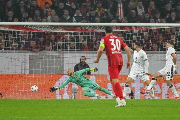 Scene for the 1-0 goal by Patrick Osterhage SC Freiburg, 06 GER, SC Freiburg FC Basel, Football, Europa League, Matchday 1, 2025 2026 season, 24 09 2025 GER, SC Freiburg FC Basel, Football, Europa League, Matchday 1, 2025 2026 season, 24 09 2025 Freiburg Copyright: xEibner-Pressefoto ThomasxHessx EP_THS