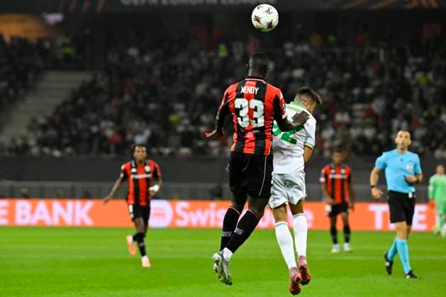 FOOTBALL : OGC Nice VS AS Roma - UEFA Europa League - 24 09 2025 UEFA Europa League match between OGC Nice and AS Roma on September 24, 2025 at the Allianz Riviera Stadium in Nice. NiceFrance  Copyright: xWilliamxCannarellax