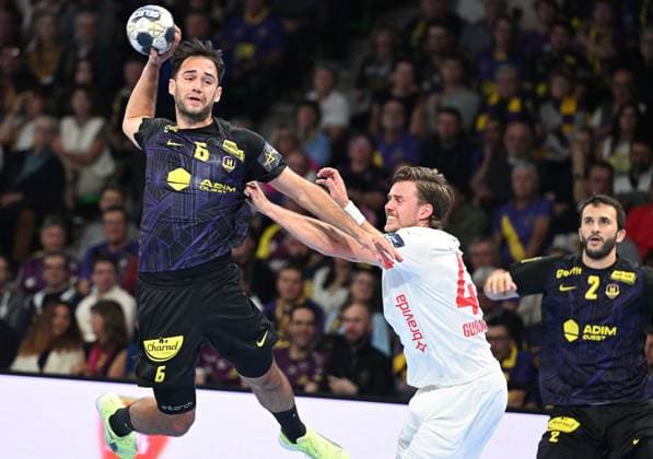 HBC Nantes Kolstad Handball PHOTOPQR OUEST FRANCE Jérôme Fouquet ; NANTES ; 24 09 2025 ; Handball. EHF champions League. HBC Nantes Kolstad Handball. Ian Tarrafeta. Photo: Jérôme Fouquet Ouest-France. NANTES France  Copyright: xPHOTOPQR OUESTxFRANCE MAXPPPxJérômexFouquetx 20250924OFR5884 20250924OFR5884