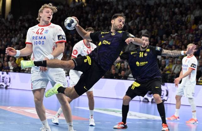 HBC Nantes Kolstad Handball PHOTOPQR OUEST FRANCE Jérôme Fouquet ; NANTES ; 24 09 2025 ; Handball. EHF champions League. HBC Nantes Kolstad Handball. Ian Tarrafeta. Photo: Jérôme Fouquet Ouest-France. NANTES France  Copyright: xPHOTOPQR OUESTxFRANCE MAXPPPxJérômexFouquetx 20250924OFR5887 20250924OFR5887
