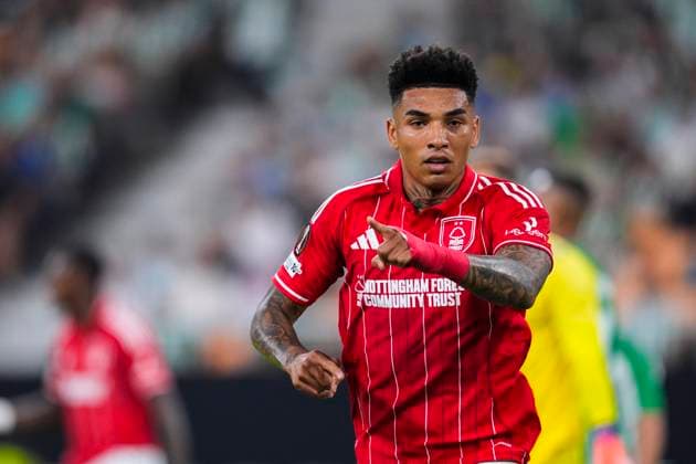 September 24, 2025, Sevilla, Sevilla, SPAIN: Igor Jesus of Nottingham Forest FC celebrates a goal during the UEFA Europa League, football match played between Real Betis and Nottingham Forest at La Cartuja stadium on September 24, 2025, in Sevilla, Spain. Sevilla SPAIN - ZUMAa181 20250924_zaa_a181_165 Copyright: xJoaquinxCorcherox