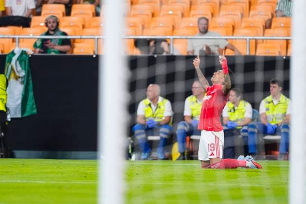 September 24, 2025, Sevilla, Sevilla, SPAIN: Igor Jesus of Nottingham Forest FC celebrates a goal during the UEFA Europa League, football match played between Real Betis and Nottingham Forest at La Cartuja stadium on September 24, 2025, in Sevilla, Spain. Sevilla SPAIN - ZUMAa181 20250924_zaa_a181_172 Copyright: xJoaquinxCorcherox