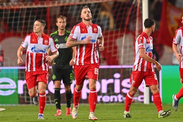 CRVENA ZVEZDA vs CELTIC GLASGOW MARKO ARNAUTOVIC football Crvena zvezda vs Celtic Glasgow UEFA Europa league match at Rajko Mitic stadium, Belgrade 24.09.2025 Foto: FOOTBALL, UEFA EUROPA LEAGUE, CRVENA ZVEZDA, RED STAR, CELTIC GLASGOW Belgrade Rajko Mitic stadium Serbia Copyright: xMarkoxMetlasx xMNxPressx