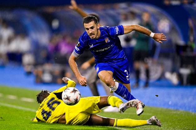 GNK Dinamo v Fenerbahce SK - UEFA Europa League 2025 26 League Phase MD1 ZAGREB, CROATIA - SEPTEMBER 24: Bruno Goda of GNK Dinamo during the UEFA Europa League 2025 26 League Phase MD1 match between GNK Dinamo and Fenerbahce SK at Stadion Maksimir on September 24, 2025 in Zagreb, Croatia.  IgorxSoban PIXSELL