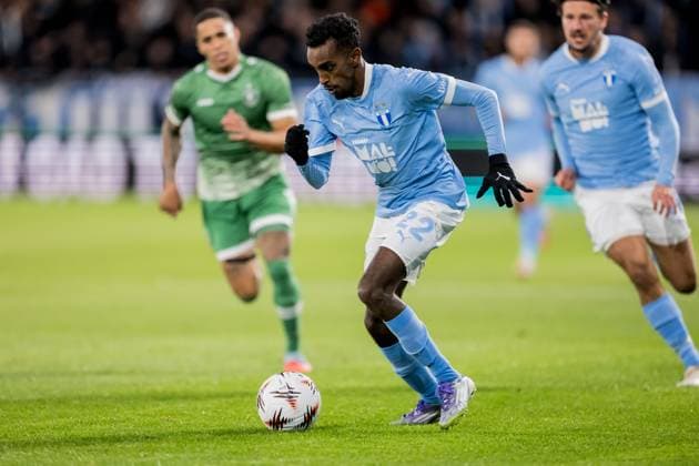 250924 Taha Ali of Malmö FF during the UEFA Europa League football match between Malmö FF and Ludogorets on September 24, 2025 in Malmö Photo Petter Arvidson BILDBYRAN kod PA PA1085 fotboll football soccer fotball uefa europa league europa league malmö ff ludogorets bbeng  Copyright: PETTERxARVIDSON BB250924PA209