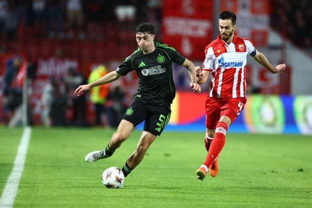 Colby Donovan of Celtic Crvena zvezda v Celtic, UEFA Europa League, Football, Rajko Mitic Stadium, Belgrade, Serbia - 24 Sep 2025Belgrade Rajko Mitic Stadium Serbia EDITORIAL USE ONLY No use with unauthorised audio, video, data, fixture lists, club league logos or live services. Online in-match use limited to 120 images, no video emulation. No use in betting, games or single club league player publications. Copyright: xNikolaxKrstic Shutterstockx 15498417ec