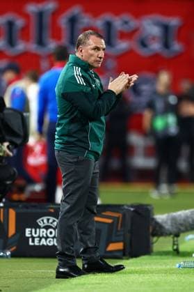 Brendan Rodgers of Celtic Crvena zvezda v Celtic, UEFA Europa League, Football, Rajko Mitic Stadium, Belgrade, Serbia - 24 Sep 2025Belgrade Rajko Mitic Stadium Serbia EDITORIAL USE ONLY No use with unauthorised audio, video, data, fixture lists, club league logos or live services. Online in-match use limited to 120 images, no video emulation. No use in betting, games or single club league player publications. Copyright: xNikolaxKrstic Shutterstockx 15498417em