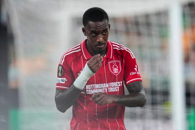 September 24, 2025, Sevilla, Sevilla, SPAIN: Callum Hudson-Odoi of Nottingham Forest FC looks on during the UEFA Europa League, football match played between Real Betis and Nottingham Forest at La Cartuja stadium on September 24, 2025, in Sevilla, Spain. Sevilla SPAIN - ZUMAa181 20250924_zaa_a181_297 Copyright: xJoaquinxCorcherox